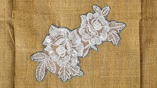 How to Sew on Lace Applique [upl. by Linus]