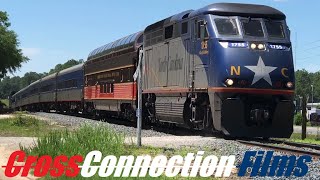 Chasing ACWR 900 Amtrak Test Train WNCDOT 1755 amp 1797 F59PHIs [upl. by Cybill]