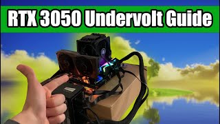 Undervolt your RTX 3050 for more FPS and Lower Temperatures  Tutorial [upl. by Ognimod411]