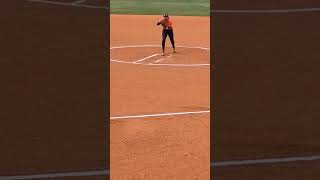 Wallace State Softball Pitcher in action during game vs NW Shoals April 27 2024 [upl. by Adianes822]