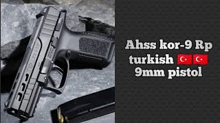 AHSS KOR FX 9 RP turkish 9mm pistol huglu 9mm  fxs9 [upl. by Papotto]