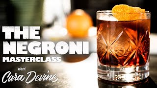 How to make The Negroni cocktail  Masterclass [upl. by Cochrane]