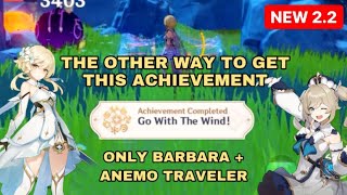 “Go With The Wind” achievement New Update 22  Genshin Impact [upl. by Llyrehc]