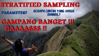 Cara Mudah Memahami Stratified Sampling Penarikan Contoh Berlapis KUPAS TUNTAS [upl. by Irami]