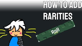 How To Add Rarities To Your RNG Game In Roblox Studio [upl. by Renee]