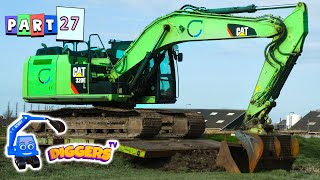 Wonderful Diggers For Kids  Crawler Excavators Loaders Dump Trucks [upl. by Jeth]