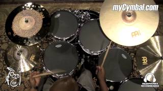 Meinl 22quot Byzance Sand Crash Ride Cymbal  Played by Ralph Peterson B22SACR1032015EE [upl. by Nadia14]