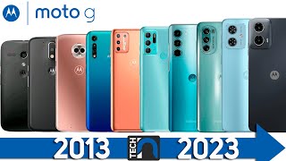 Evolution of Motorola Moto G series 20132023 [upl. by Nnaeirelav]