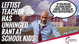 Leftist Teacher Has Unhinged Rant At School Kids [upl. by Lynett]