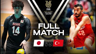 JPN 🇯🇵 vs 🇹🇷 TUR  Paris 2024 Olympic Qualification Tournament  Full Match  Volleyball [upl. by Nauq870]