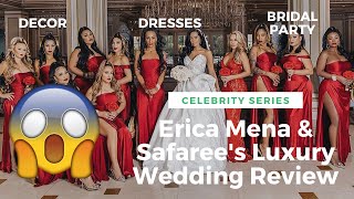 The Erica Mena and Safaree Wedding Review The Decor The Dress Bridal Party and More [upl. by Peoples]