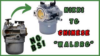 Eliminate Flooding Problems Replace Nikki Carburetor with Walbro [upl. by Marcellina]