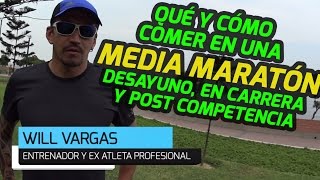 Qué y cómo comer en una Media Maratón [upl. by Weingarten]