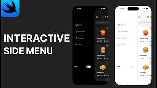 SwiftUI Tutorial  Interactive Side Menu amp More [upl. by Xaviera540]