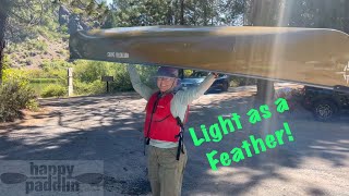 17 lb Ultralight Pack Canoe vs Lightweight Rec Kayak [upl. by Edelson443]