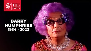 Greatest moments of comedy icon Barry Humphries [upl. by Narayan]