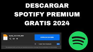 Descargar Spotify Premium Gratis 2024  Como Tener Spotify Premium Gratis en 2024 [upl. by Ardnic753]