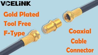 How To Terminate RG6 Cable  COAX Connector Installation VCELINK [upl. by Gnni585]