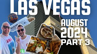 Las Vegas Vlog Aug 2024 Part 3  Amazing Mon Ami Gabi amp Aria Suite  TAP Sports Bar  Tim and Matt [upl. by Tarrah]