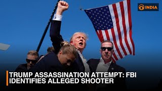 Trump assassination attempt FBI identifies alleged shooter  DD India Live [upl. by Avalsorim]