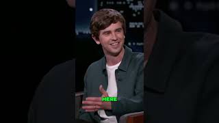 Freddie Highmore Navigating Marriage Terminology  Jimmy Kimmel Live 2021 [upl. by Hetty]