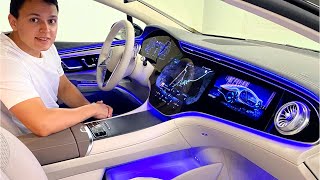 2022 Mercedes EQS 580  NIGHT Drive AMG FULL Review Interior Exterior [upl. by Gibbons291]