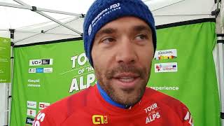 Thibaut Pinot  Interview darrivée  5e étape  Tour of the Alps 2022 [upl. by Arek]