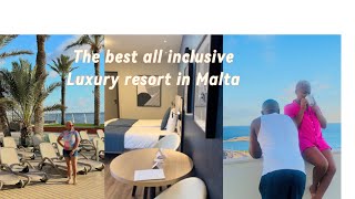 The best all inclusive luxury resort in Malta 🇲🇹 [upl. by Ayikur]