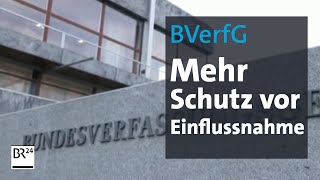 Mehr Schutz fürs Bundesverfassungsgericht  BR24 [upl. by Llewej]