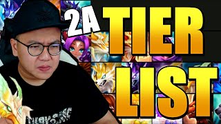 SEANB SECOND AWAKENING 2A TIER LIST IN SUMMONERS WAR Updated December 2020 [upl. by Yenial583]