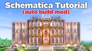 Schematica Mod Download  Installation 2024  Tutorial 189  1122 Auto Builder [upl. by Cynthia]