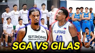 ito sana magandang Tuneup Gilas Pilipinas vs Strong Group Brownlee vs Mccullough [upl. by Consalve564]