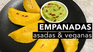 Receta de Empanadas Colombianas Veganas  1 receta extra de salsa🥑  Keke [upl. by Oicirbaf]