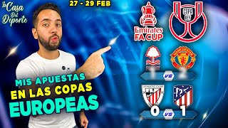 PRONÓSTICOS FUTBOL EUROPEO ⚽️🏆  FA CUP  COPA DEL REY  APUESTAS DEPORTIVAS [upl. by Gaile]