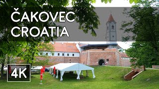 Walking Tour Čakovec Croatia  4K UHD Virtual Travel [upl. by Enail713]