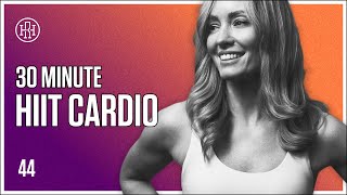 30 MIN HIIT Cardio  HR12WEEK EXPRESS  Day 44 [upl. by Akialam]