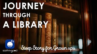 Bedtime Sleep Stories  📚 A Journey through a Magical Library ✨  Edutainment Relaxing Sleep Story [upl. by Oir]