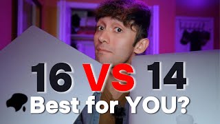 Macbook M1 Pro 14 Inch VS 16 Inch  Which is Best For You 2024 [upl. by Suraved]