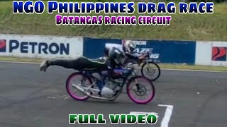 NGO Philippines drag race Batangas racing circuit full video [upl. by Ahsikram]