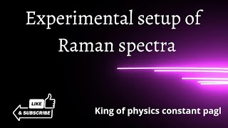 Experimental Setup of Raman Spectra [upl. by Gwennie]