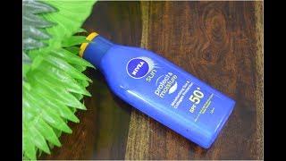 Nivea Sun Protect And Moisture SPF 50 Review  Nivea Sunscreen Lotion  Beauty Express [upl. by Blood]