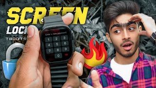 TOP 3 Hidden Settings of T800T900 Ultra 🔥  How To Set Password in T900T800 Ultra Smartwatch  💯 [upl. by Ramed]