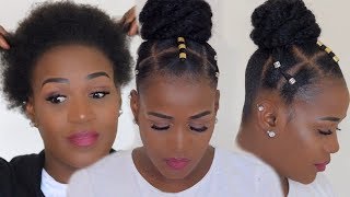 I CANT CORNROW WATCH THIS EASIEST METHOD  4C HAIR PROTECTIVE STYLE [upl. by Dart]