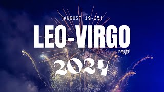 LEO VIRGO CUSP ✨Enlightened Year ✨ YOUR 2024 Tarot Reading [upl. by Ronyam137]