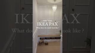 IKEA PAX hack  Hallway Storage DIY Hack ikeahack diy ikeapax [upl. by Aisereht]