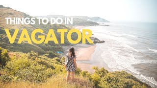 Things to do in Vagator Goa  Chapora Fort Vagator beach Restaurants amp Cafes [upl. by Atilef]