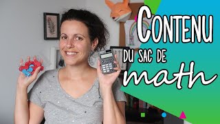 Le contenu du sac de math de mes élèves [upl. by Esom420]