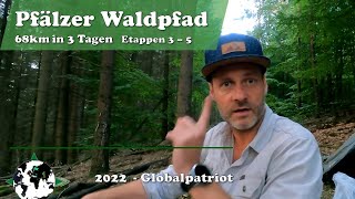 Wandern Deutschland Pfälzer Waldpfad  Etappe 3  5 bei Traumwetter [upl. by Ibok656]