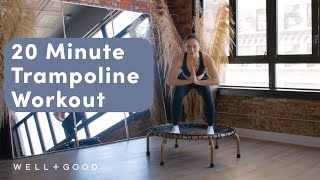 20 Minute LowImpact Rebounder Workout For Beginners  Good Moves  WellGood [upl. by Midas]