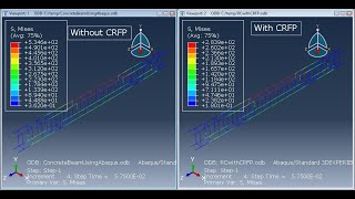 Modeling of RC beam reinforced with CFRP material using Abaqus [upl. by Dent]